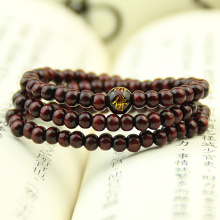 Wholesale Men's 108 Wooden Beads Bracelet for Promotion Women's Rosary Bracelets for Small Gifts