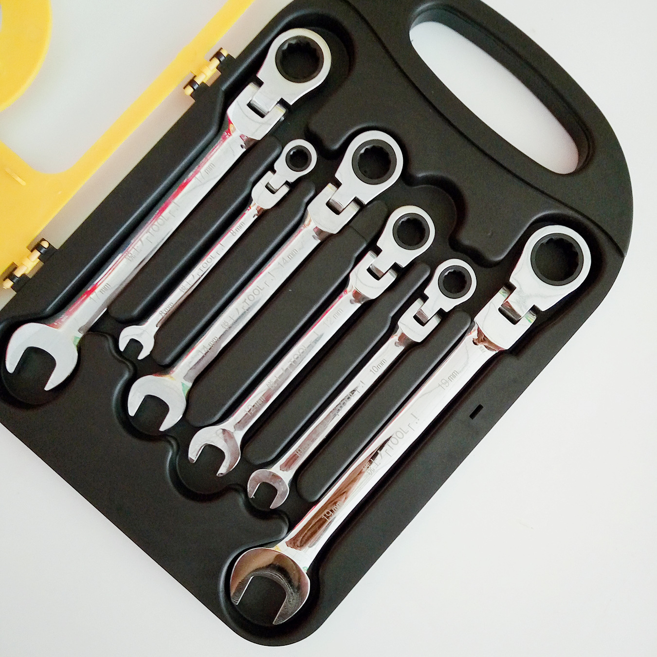 7pc万向棘轮两用扳手 梅花 开口 两用扳手大全