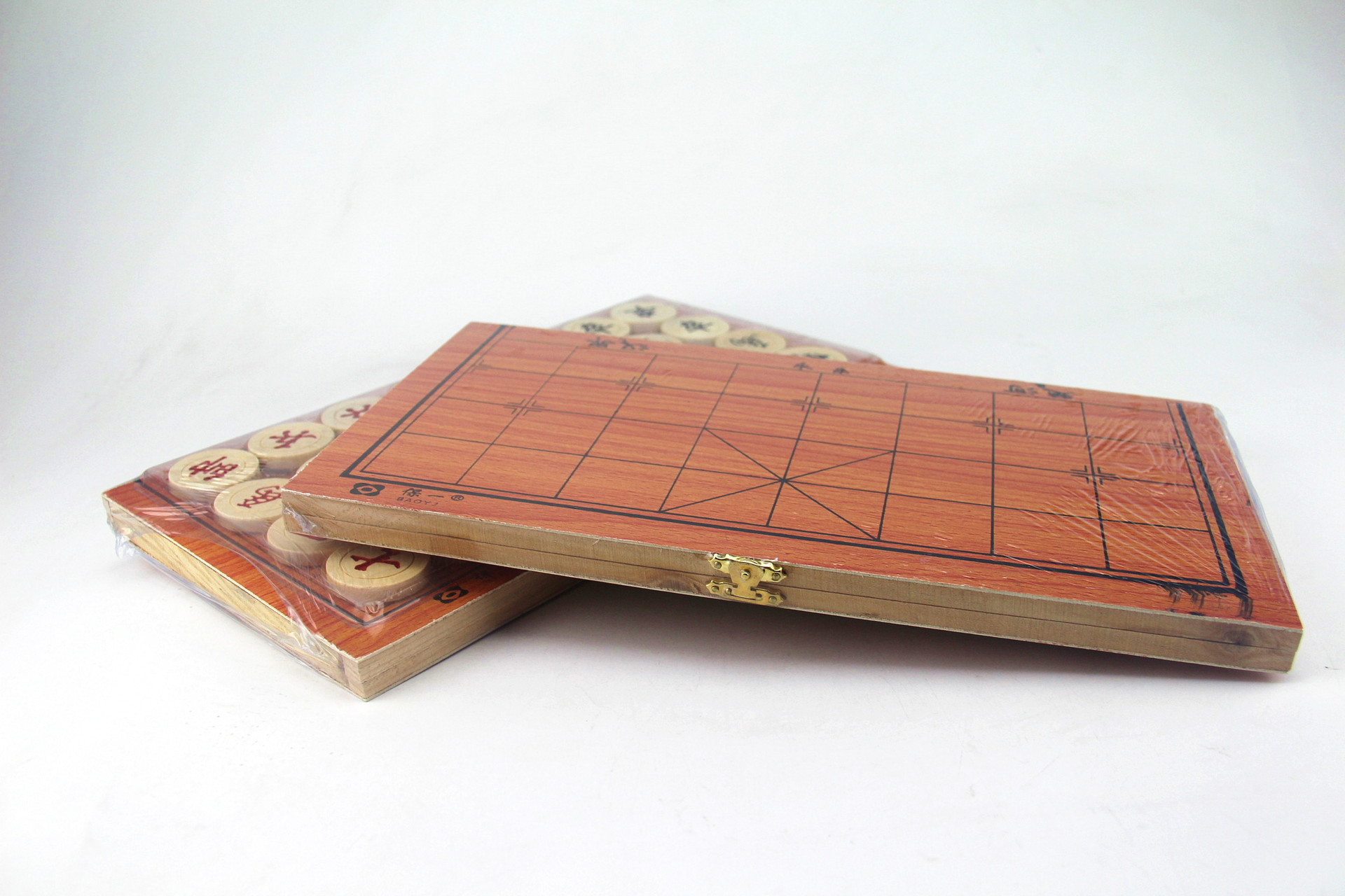 40木制中国象棋 双面折叠木制棋盘 商超配货地摊9.9元10元店