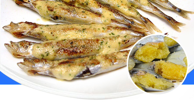 满籽多春鱼 冰冻 优质冷冻海鲜 寿司 料理 食材 食材