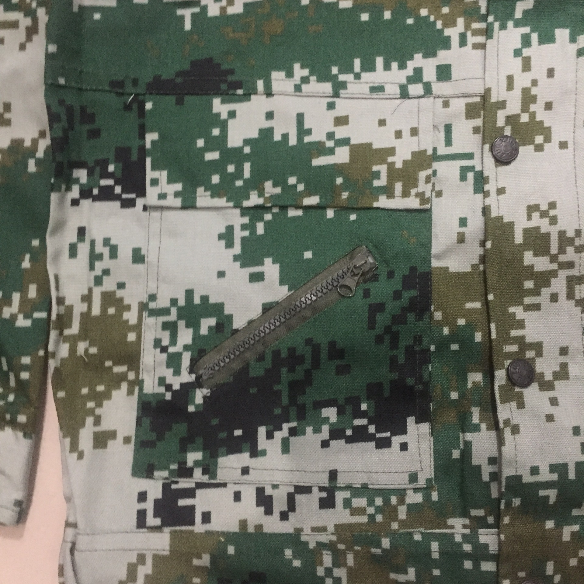 厂家直销 07林地数码花迷彩服 外军户外帆布套装 真人cs