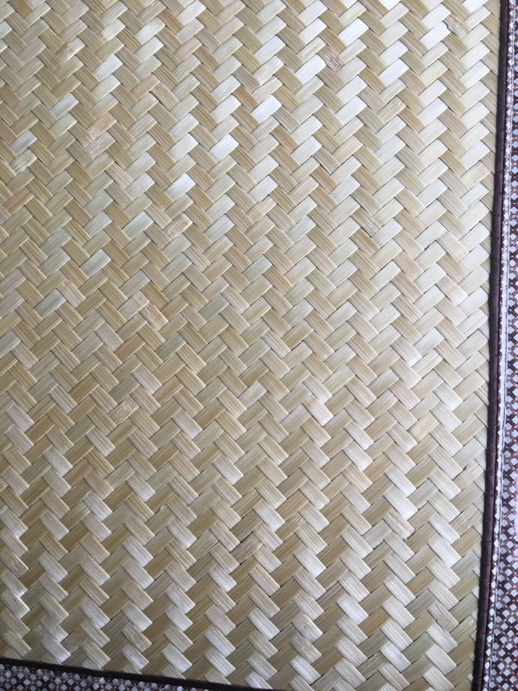 一件代发夏凉席 双面手工席 水竹老篾席1-竹席
