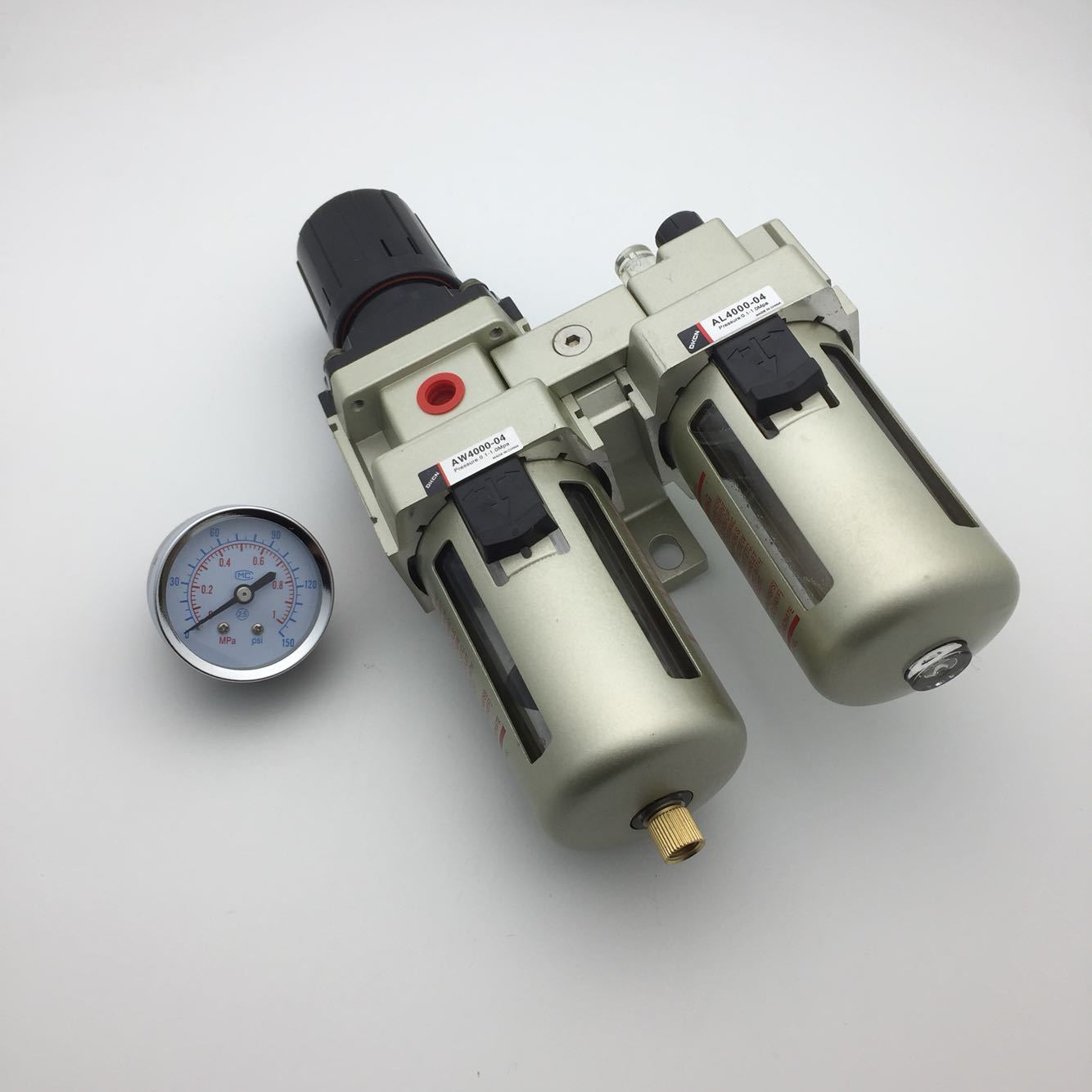 ac4010-04油水分离器二联件 包邮压缩空气过滤组合