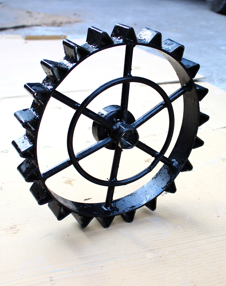 培土机铁轮 防滑铁轮