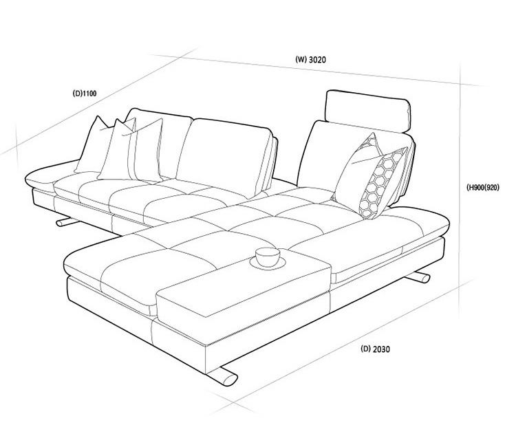 厂家沙发欧式新款头层牛皮小户型转角包邮客厅组合家具5