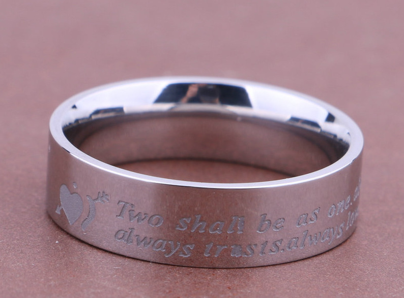 欧美热销首饰 一箭穿心 钛钢情铝戒指 男女不锈钢饰品 戒指混批