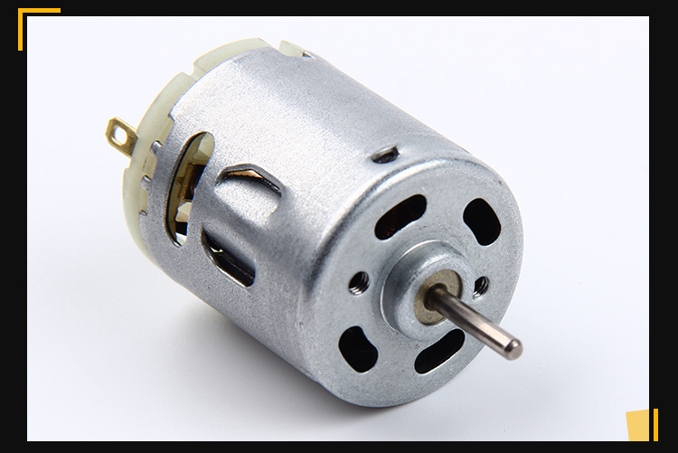 厂家直销定制微型电机 rs-365s 电容电阻 家用吹风机有刷直流动电