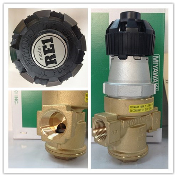 日本miyawaki宫胁re1减压阀消毒器稳压调压阀铜丝扣蒸汽稳压