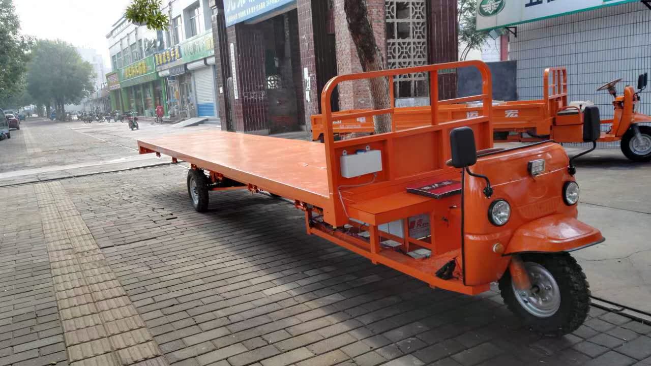 5米新款荣腾电泳大挡风电动三轮车 电动三轮载重货运车