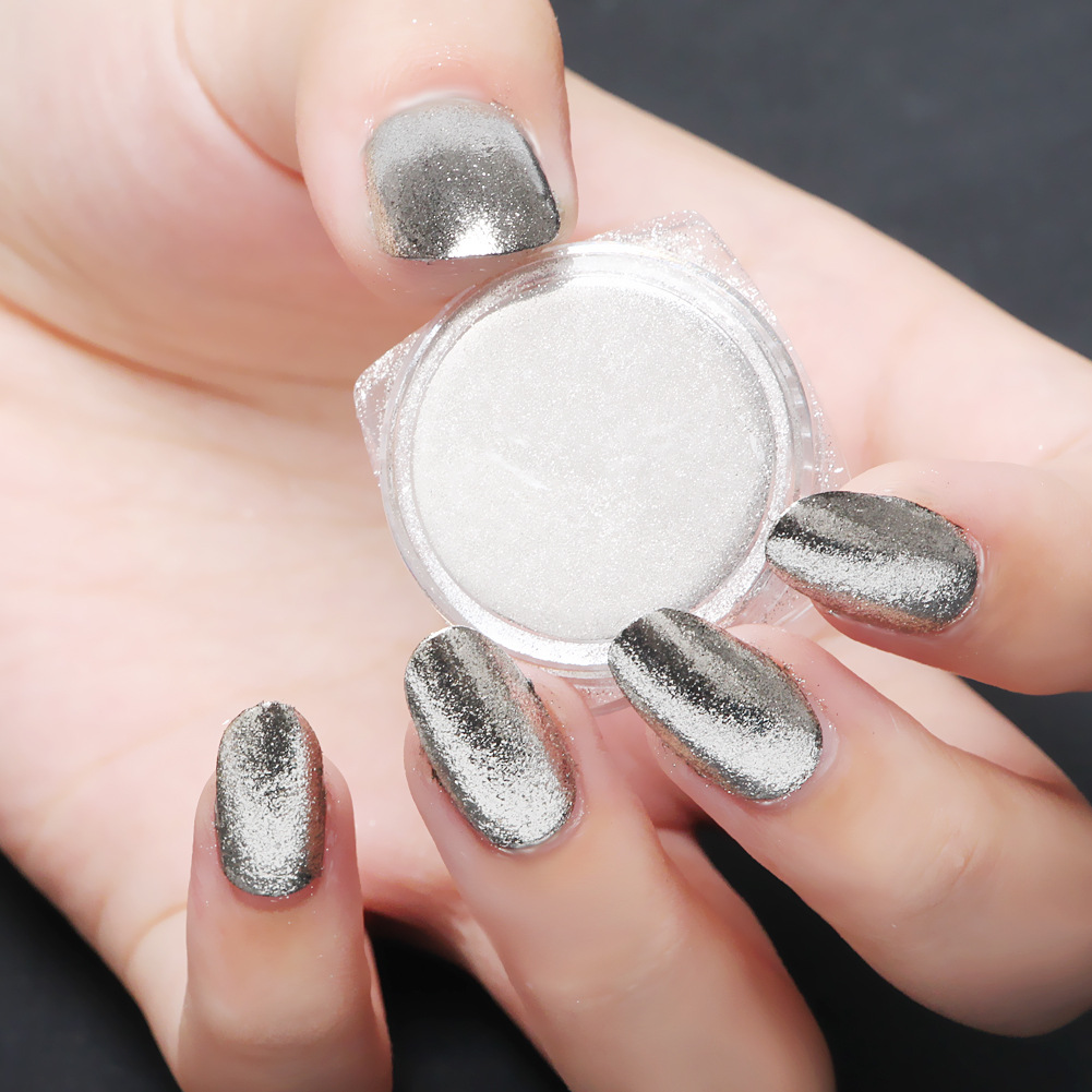 美甲魔镜粉 经典6色 2g盒装 激光变色龙细粉镜面效果