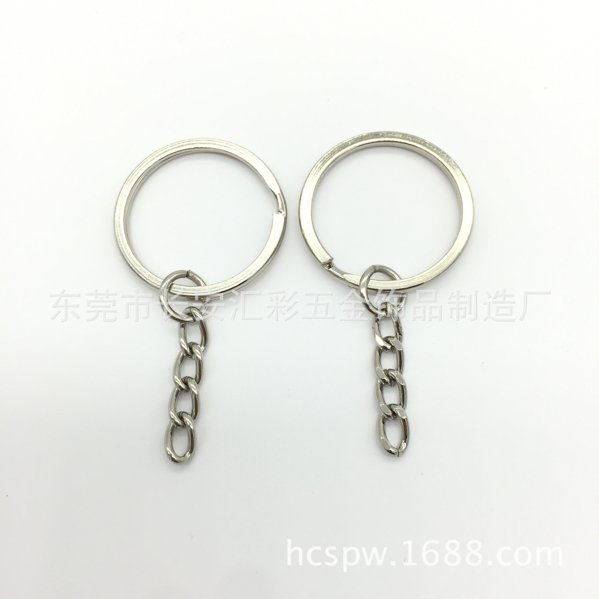 Dongguan Manufacturers Supply All Kinds of Key Ring with Chain Key Chain Aperture with Chain