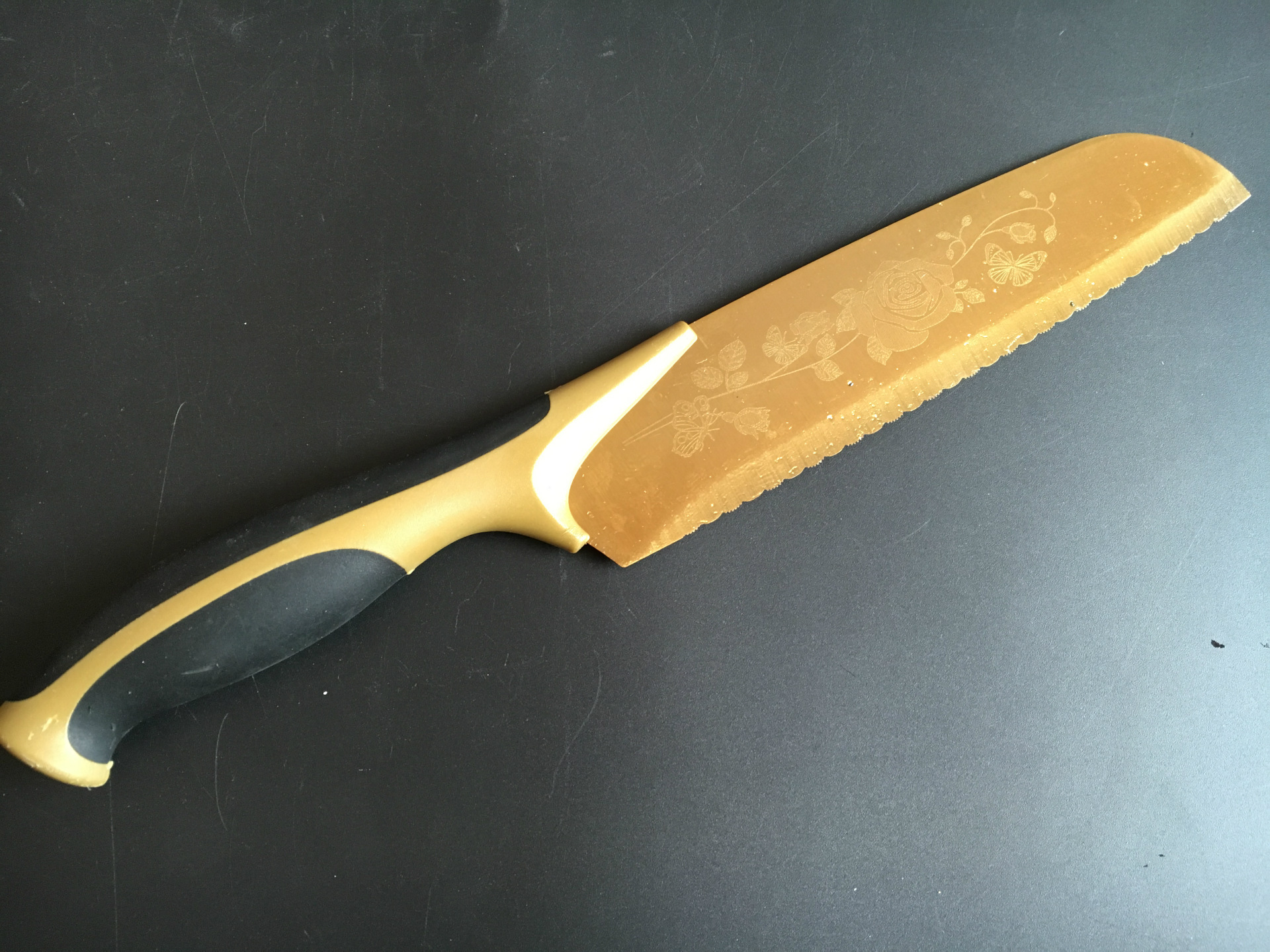 百年蔷薇韩国风情厨具套刀五件套菜刀展销会礼品热销批发.