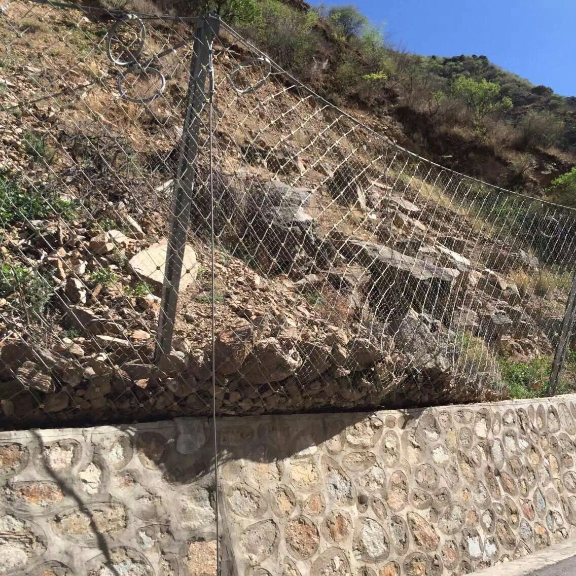 山体边坡防护网 被动防护网 滑坡柔性防护网 优质钢丝网经销批发