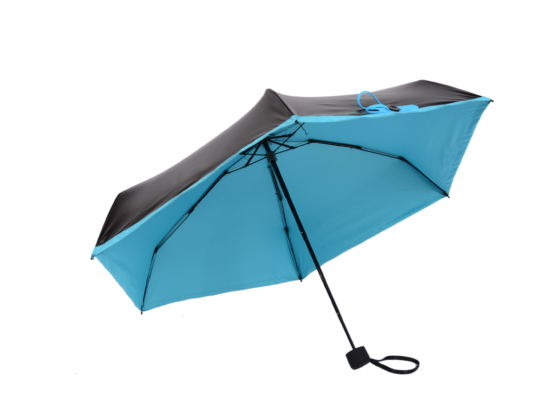 迷你五折伞折叠伞定制广告伞超轻超小黑胶口袋伞防紫外线太阳伞