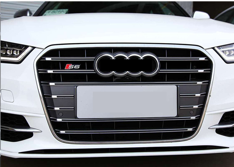 奥迪s级中网标a6l改s6外饰改装标