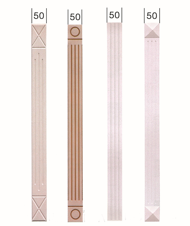 模压吸塑 橱柜罗马柱装饰配件 欧式实木家具罗马柱 衣柜罗马柱