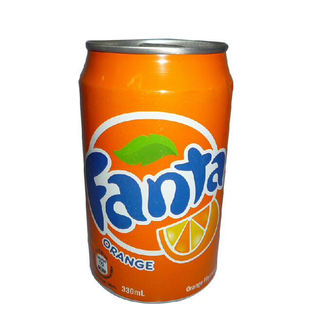 香港进口香港芬达橙味汽水饮料碳酸饮料330ml罐