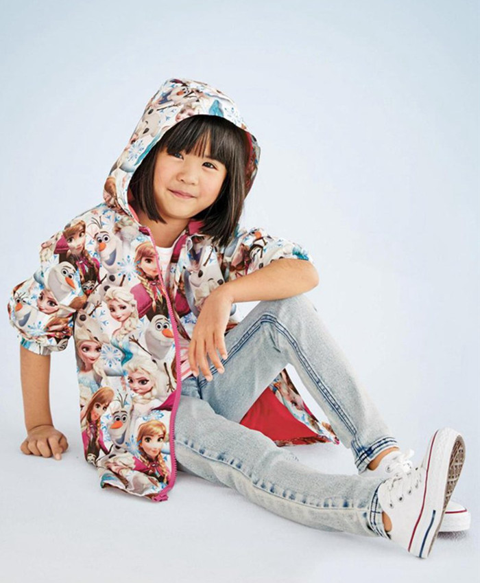 杰米熊女童秋冬小童装女冬装派克兰帝女童冬童装冬款女铅笔俱乐部女