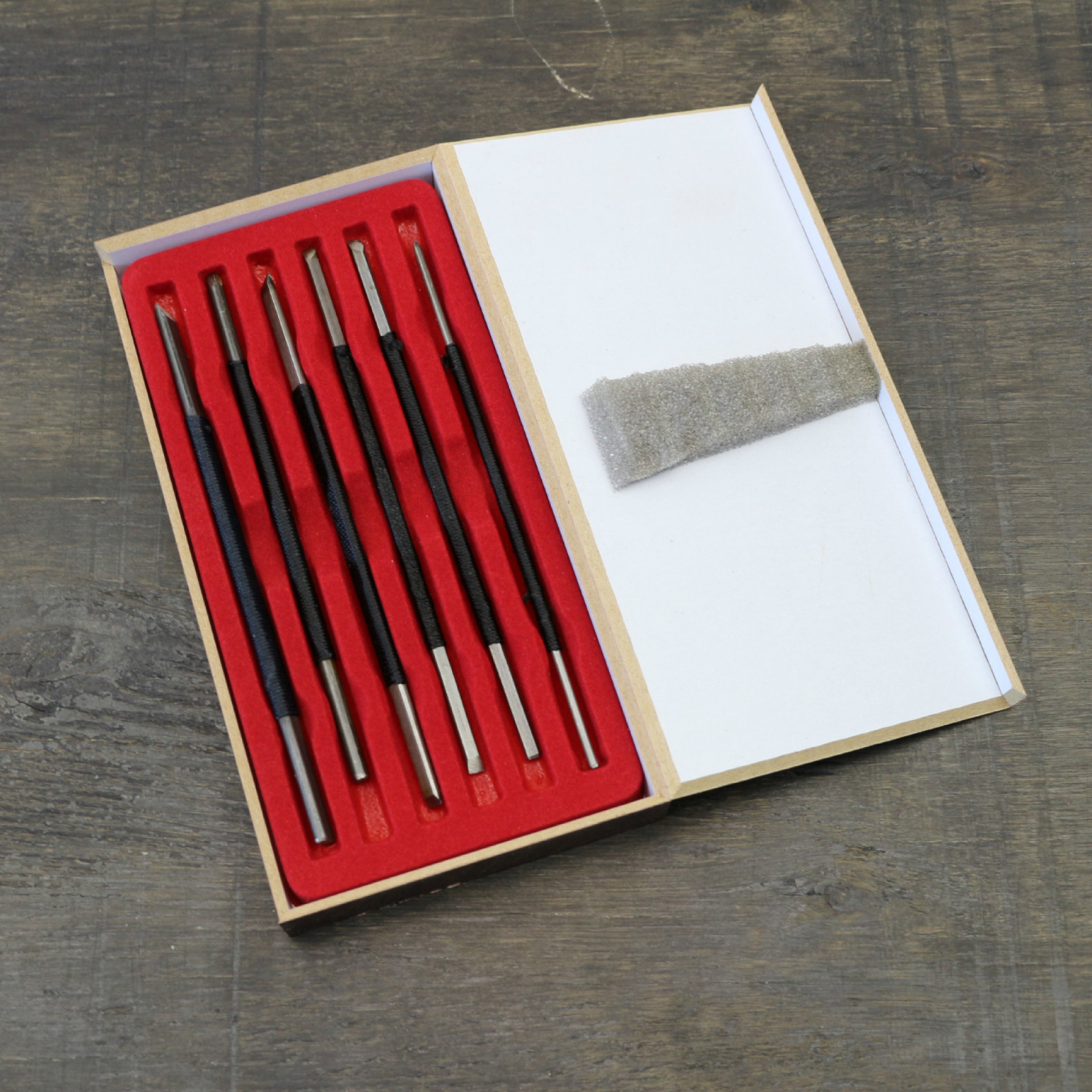 吴昌硕6件装篆刻刀 手工印章石头刻字石刻6支篆刻工具套装雕刻刀