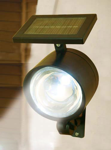 太阳能射灯聚光灯庭院灯12led