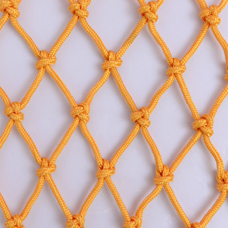 彩色安全网 防护网 服装店挂衣装饰围栏拓展训练攀爬绳网 政.