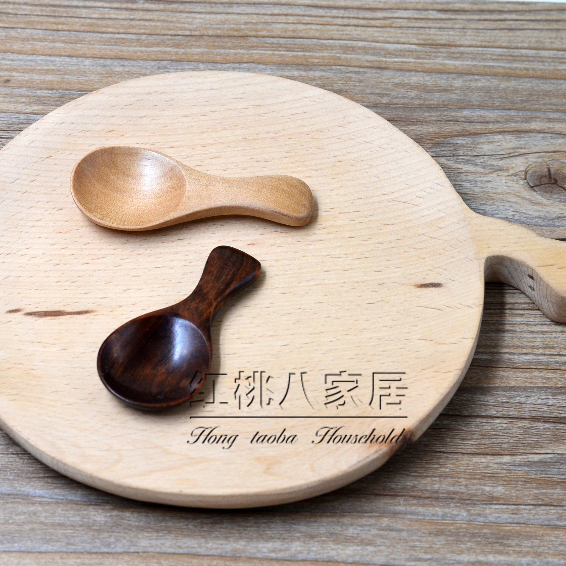 现货奶粉木勺 儿童冰淇淋勺奶昔勺小巧迷你木勺子批发