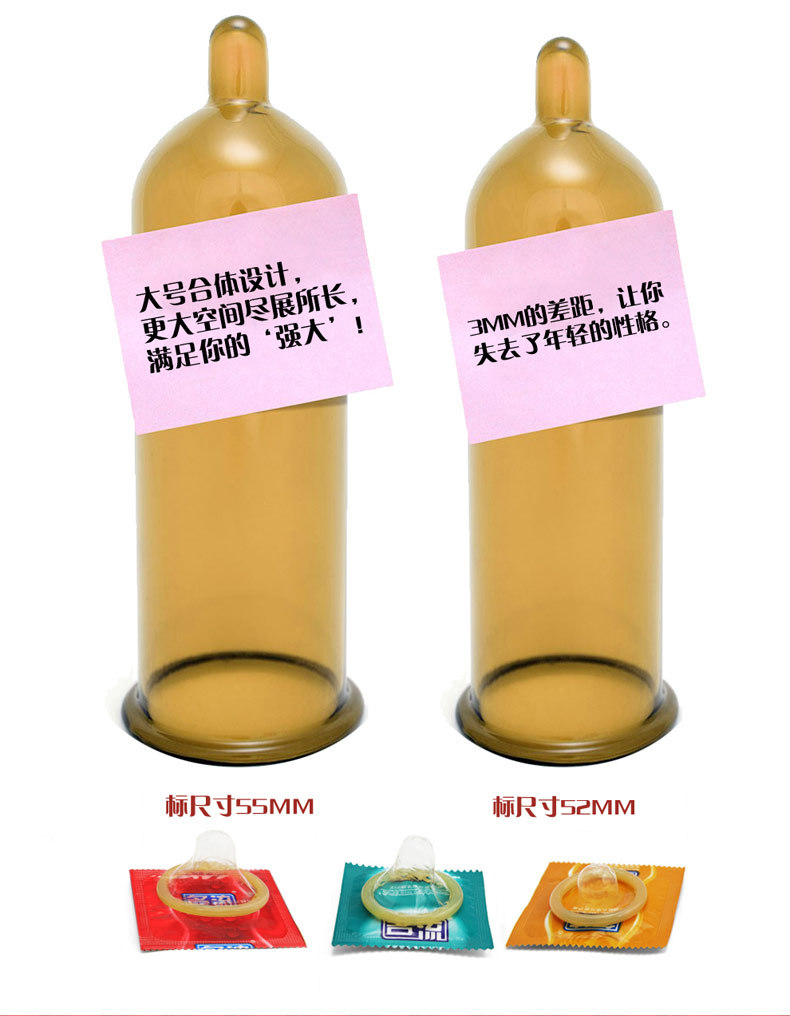 名流张扬安全套套 10只装大号避孕套成人用品