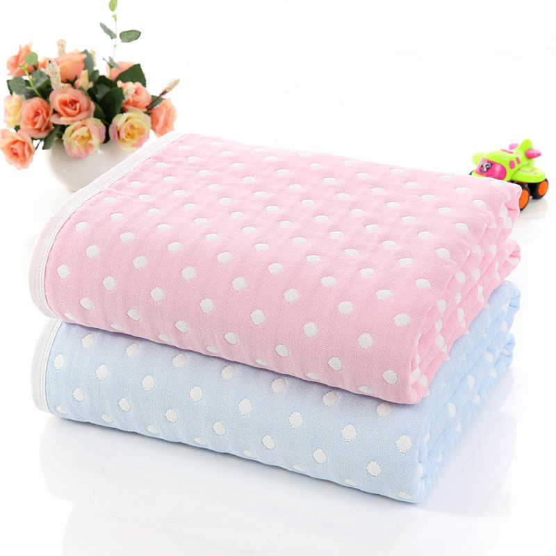 婴儿纯棉方形纱布浴巾新生儿童抱被超柔软加