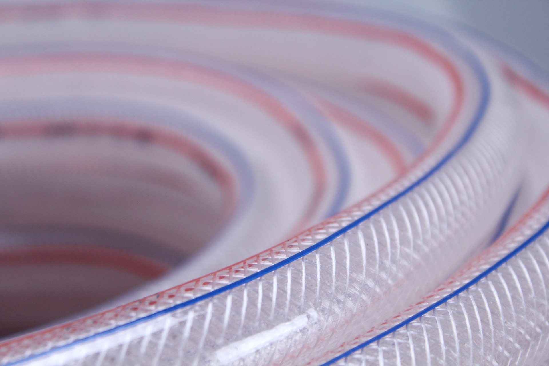 一寸透明无味pvc防爆塑料软管蛇皮网管-胶胶者橡胶产业网