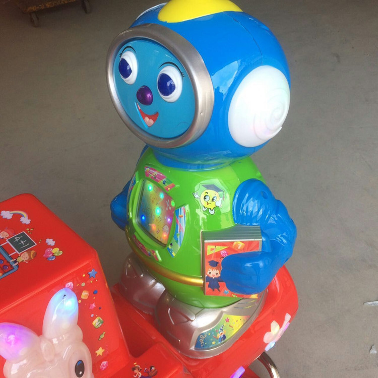 厂家直销2016新款小博士跷跷板摇摆机儿童投币摇摇车