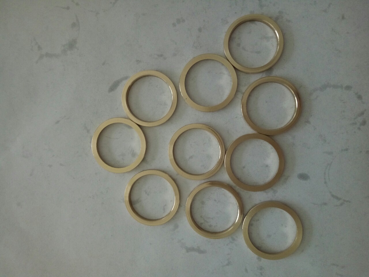 直销铜环cnc加工自动数控加工铜配件