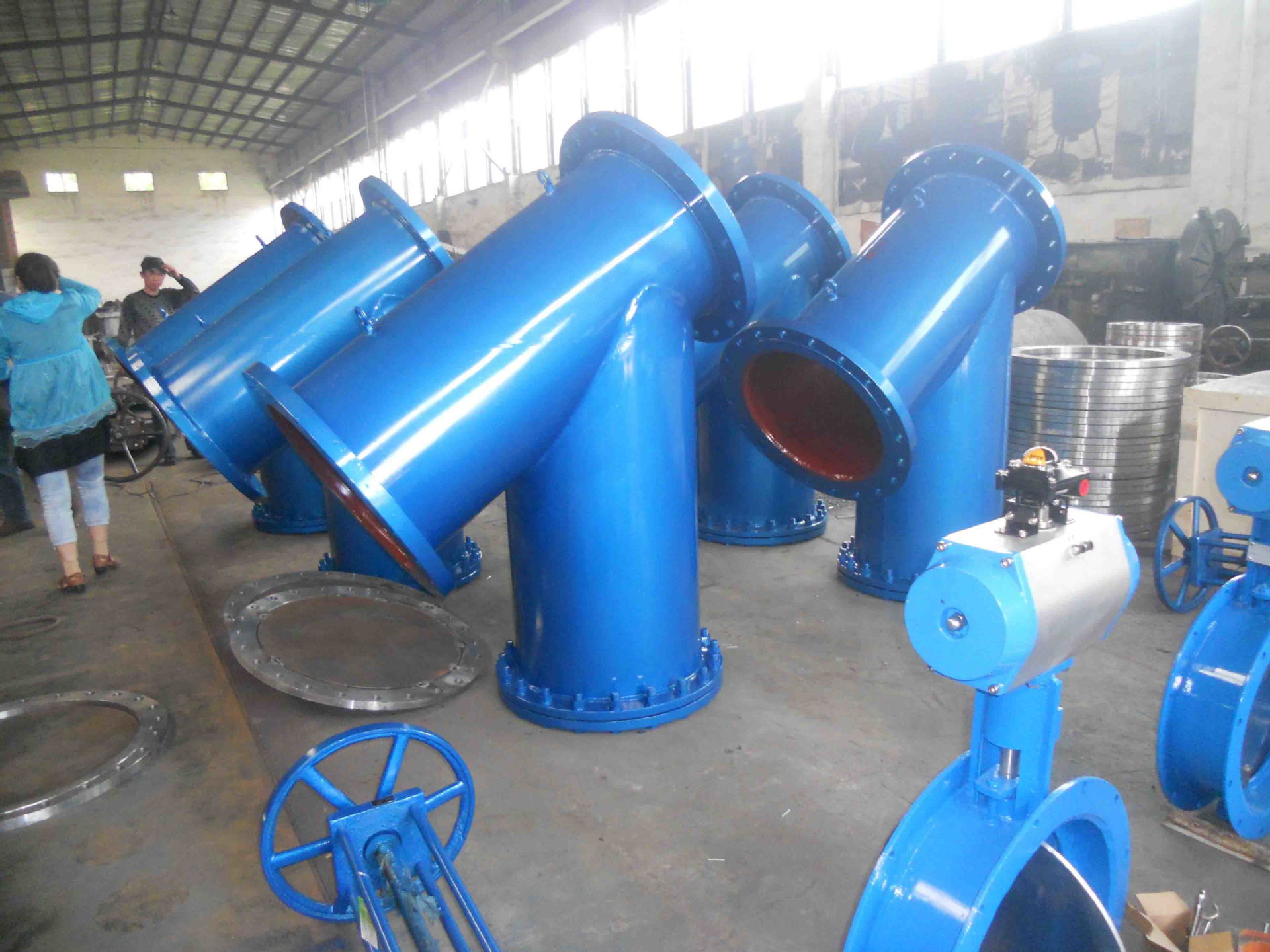 厂家供应 焊制y型过滤器 / 大口径y型过滤器 / 大型过滤器