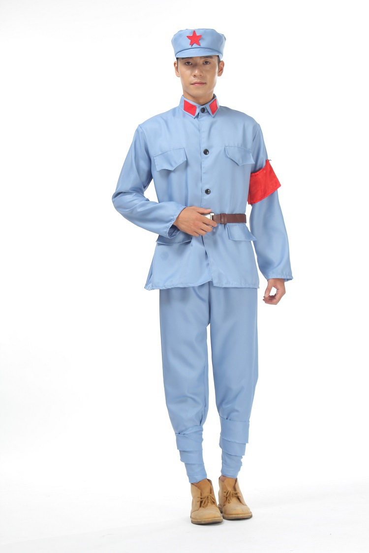 成人红军服八路军演出服文革解放服装新四军服儿童摄影服装