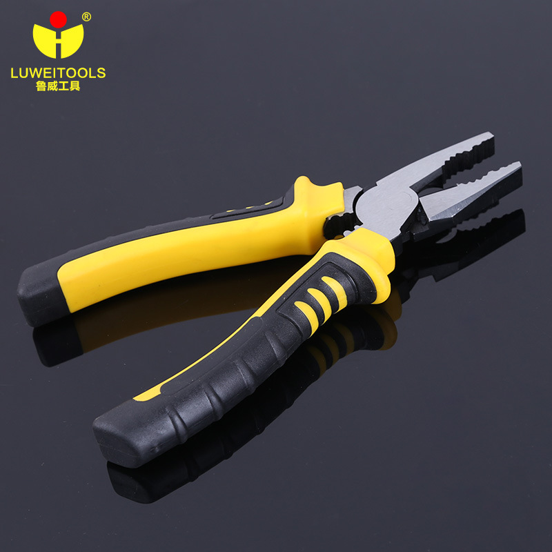 家用五金工具精品多功能钳子8寸工业级省力电工钳绝缘钢丝钳