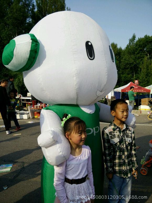 户外气模人行走气拱厂家批发充气人偶固定