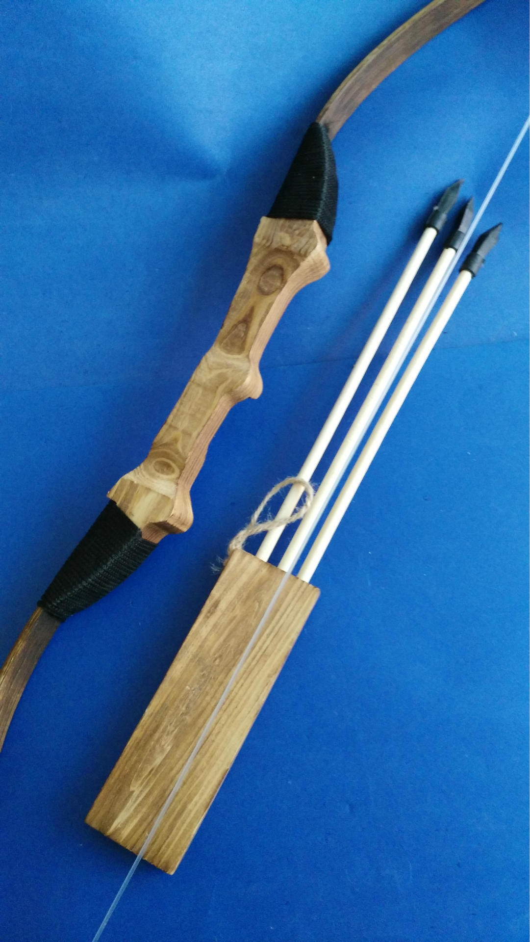 竹制工艺品 弓箭 儿童玩具 吸盘弓箭套装 反曲弓