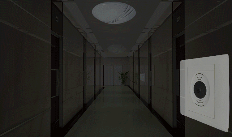 工作方式:感应开关接通后,在延时时间段内,如有人体活动,开关将持续