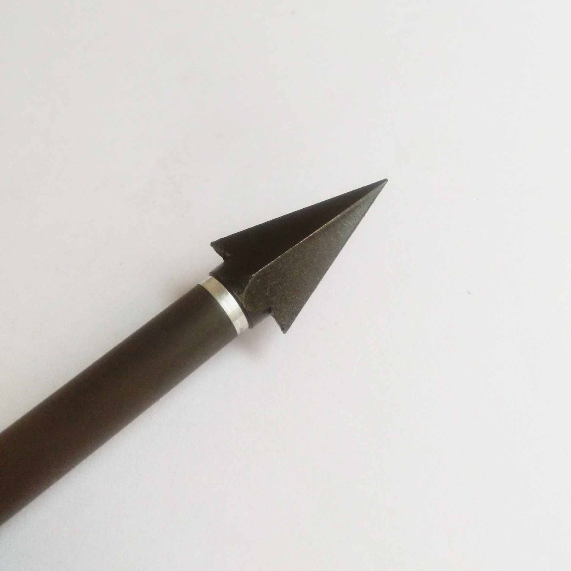 小倒刺箭头射箭器材箭杆配件仿古冷兵弓箭箭头小燕尾柳叶箭头厂家