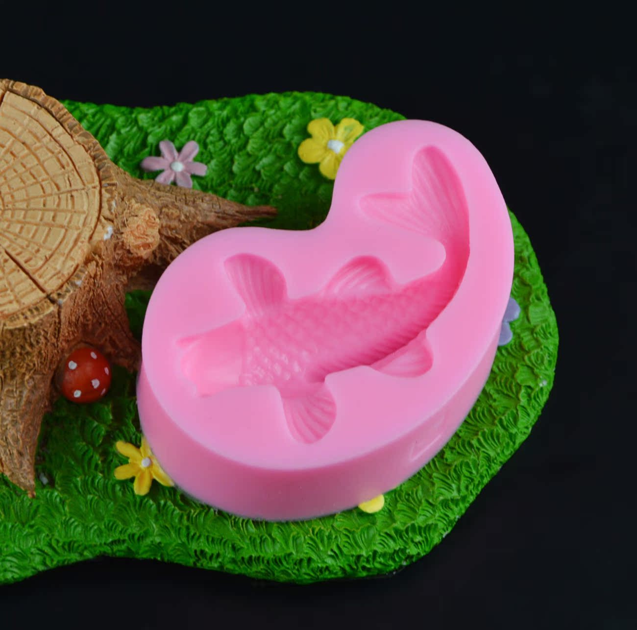 液态翻糖硅胶模具 硅胶蛋糕模具 翻糖模具硅胶 鱼型翻糖模批发