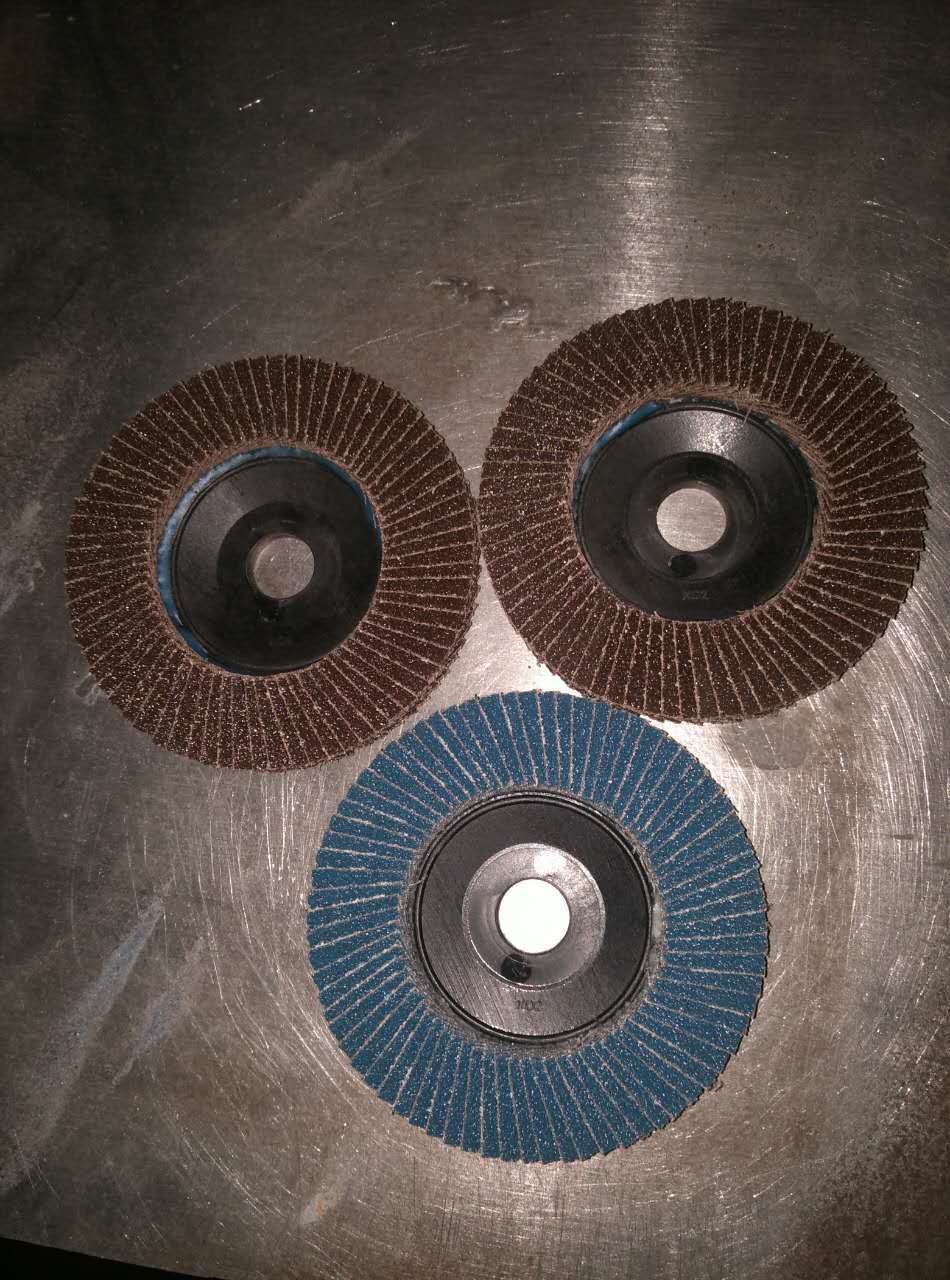 伟翔 氧化锆平面砂布轮 弹性磨盘 锆刚玉白页片 100mm*16mm - 工具批