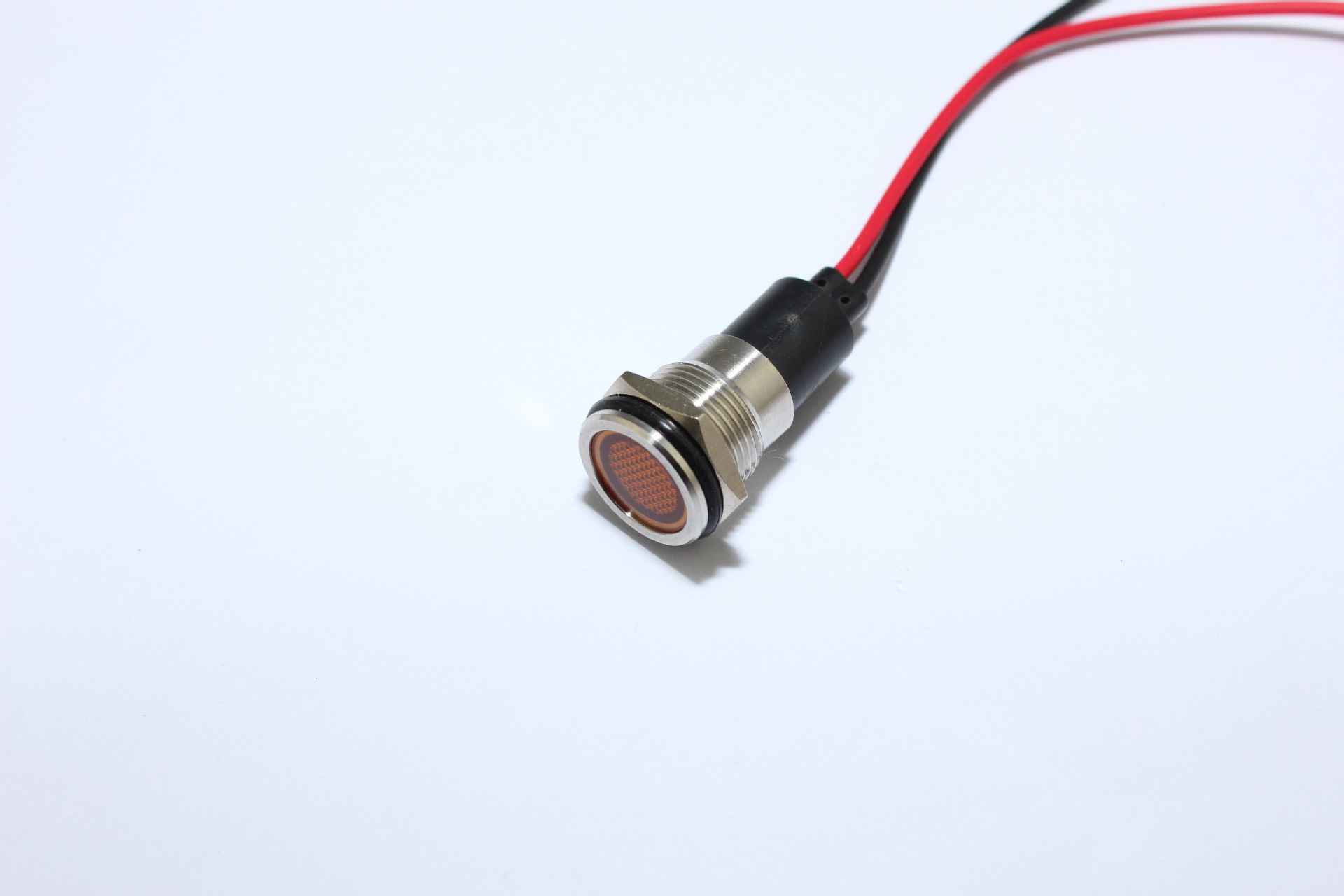 黄色19mm 金属led 指示灯 电源