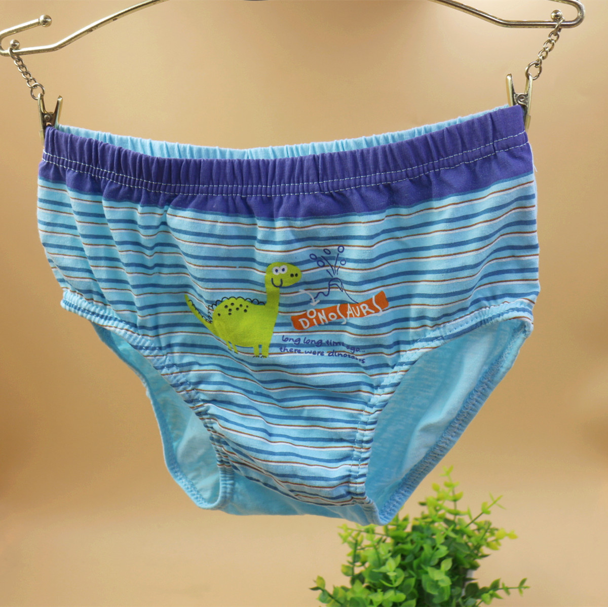 儿童有机棉内裤 宝宝内裤 外贸韩国原单卡装男童三角内裤纯棉