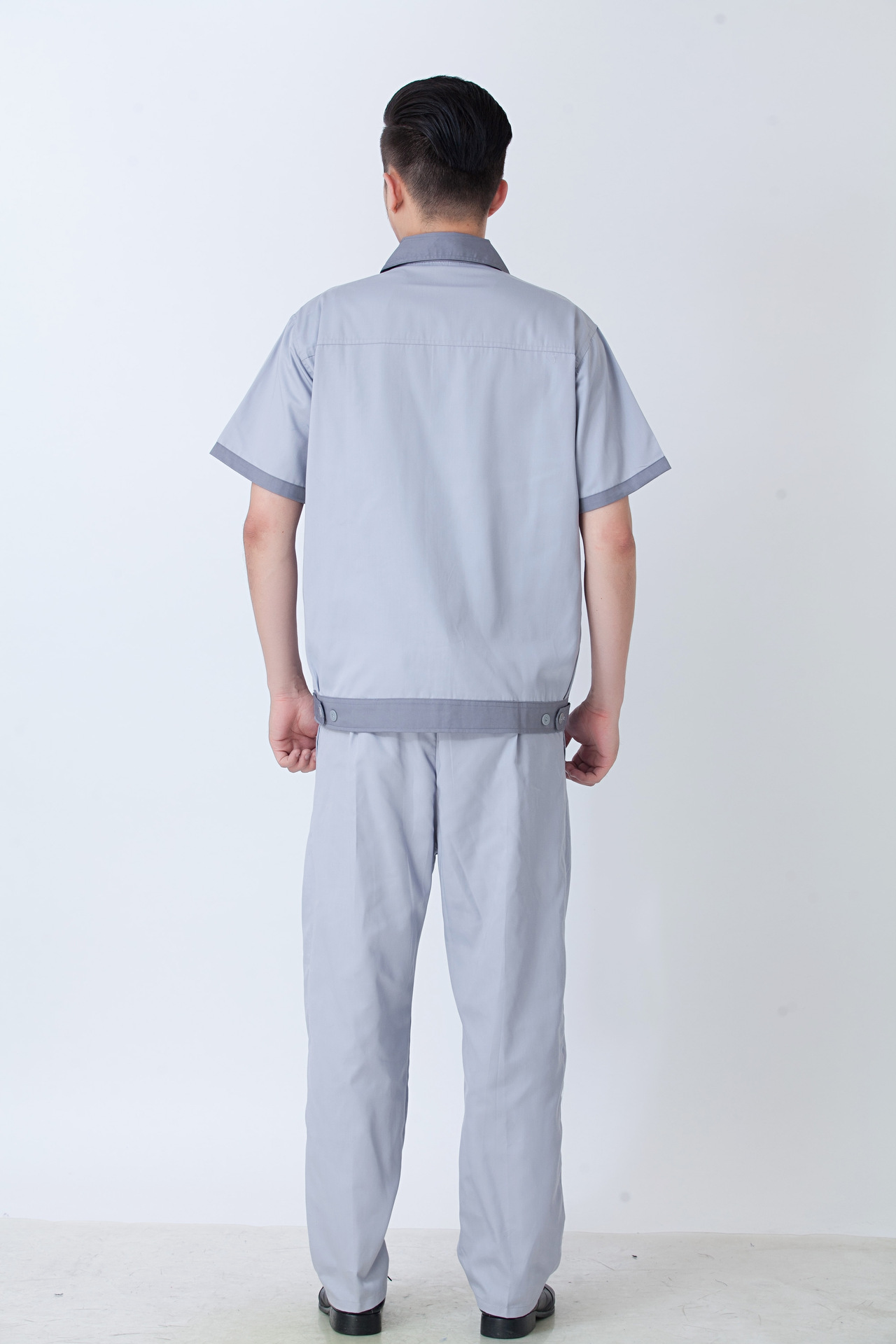 厂家工作服订做工衣厂服夏季短袖工装夏装定制新款劳保服