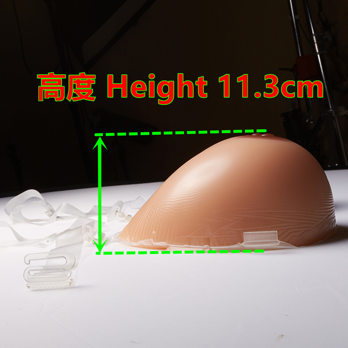 厂家直销水滴型3600g硅胶胸垫 伪娘硅胶义乳 变装连体义乳