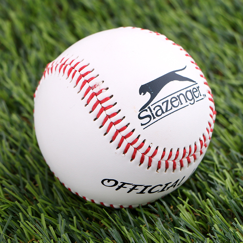 垒球棒球手工缝纫质感软标准10号实心垒球中小学生训练考试用