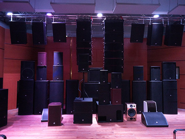 小型会议室线阵音响设备 爵士龙体育馆舞台演出专业阵列音箱设备