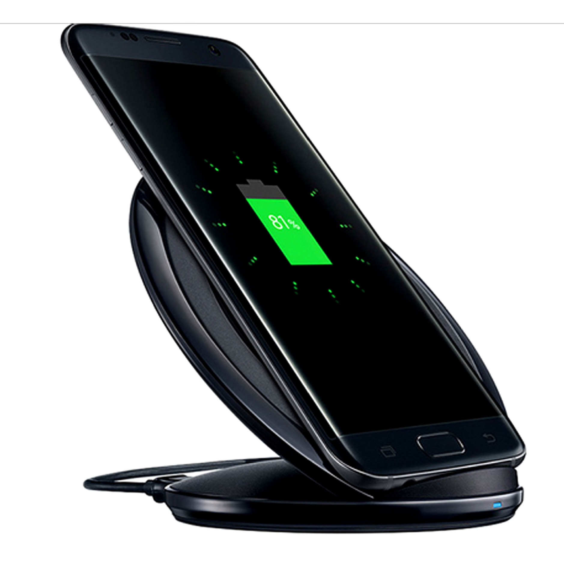 三s7星原装无线充电器edge无线立式快速充电发射器