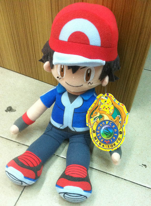 动漫周边 神奇宝贝 口袋妖怪  font color=red>小智 /font> 坐姿 毛绒