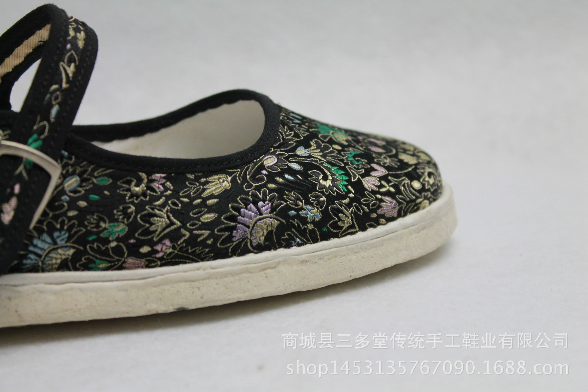 老北京布鞋 春款 单鞋 三多堂 精品黑冠一代