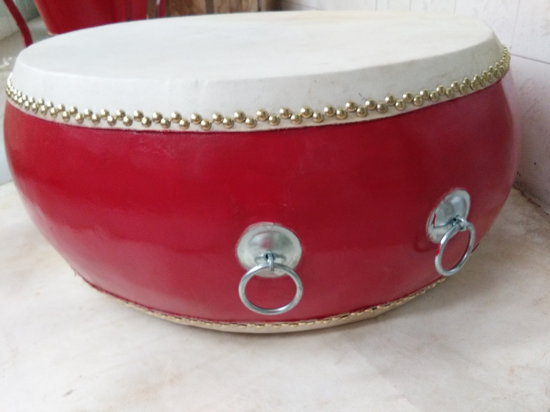 祖传工艺 百年老字号 牛皮大鼓